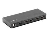 LANBERG splitter video HDMI->4x HDMI 4K black