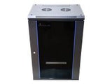 EXTRALINK 15U 600X600 wall-mounted rackmount cabinet black