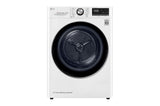 LG Dryer Machine RC80V9AV3Q Energy efficiency class A+++, Front loading, 8 kg, Heat pump, LED touch screen, Depth 69 cm, Wi-Fi, White
