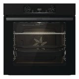 Gorenje Oven BOS6737E06B 77 L, Multisystem oven, EcoClean enamel, Mechanical controls, Steam function, Height 59.5 cm, Width 59.5 cm, Jet black