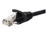 NETRACK BZPAT2UK „Netrack“ jungiamasis kabelis RJ45, be kliūčių, Cat 5e UTP, 2 m, juodas