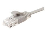 NETRACK BZPAT2U5E-FL Netrack patch cable RJ45, snagless boot, Cat 5e UTP, 2m grey, FLAT