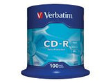 VERBATIM CD-R 80 min. / 700 MB 52x 100-pack spindle DataLife extra protection surface