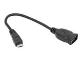 DEFENDER Adapter USB OTG microUSB M -USB F 8cm