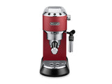 Delonghi Dedica Espresso Coffee Maker EC685.R Pump pressure 15 bar, Built-in milk frother, Semi-automatic, 1300 W, Red