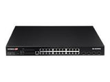 EDIMAX 24-Port Gigabit PoE Long rang 10GbE uplinks Switch