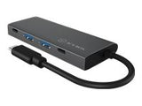ICY BOX USB 3.1 Gen 2 Type-C Hub to 2x Type-C and 2x Type-A interfaces Anthr./black