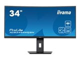 IIYAMA XCB3494WQSN-B5 34inch ETE UW IPS-panel 3440x1440 FreeSync 120Hz 300cd/m2 0.4ms MPRT HDMI DP KVM USB-C Dock USB3.0x3 Speakers