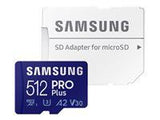 SAMSUNG PRO PLUS microSD 512GB Class10 Read up to 160MB/s
