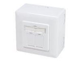LOGILINK NP0039A LOGILINK - Socket mounted / recessed CAT6 Shielded 2xRJ45