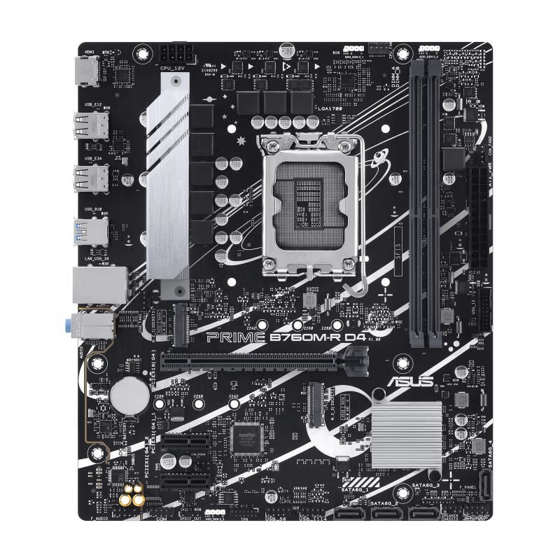 ASUS PRIME B760M-R D4 LGA1700 2xDDR4 4xSATA 2xM.2