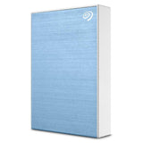 SEAGATE One Touch 5TB External HDD with Password Protection Light Blue