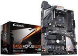 GIGABYTE B450 AORUS ELITE AM4 DDR4 2xM.2 6xSATA DVI-D HDMI ATX MB