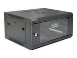 DIGITUS DN-W19 04U/450/B DIGITUS Wallmount cabinet 4U, 600x450mm, black RAL 9004