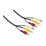 HAMA Video Cable 3 RCA plugs - 3 RCA plugs 2 m