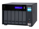 QNAP 6-Bay NAS Intel Core i3-8100T 3.1GHz 8GB 6x2.5/3.5inch SATA HDD/SSD + 2xM.2 PCIe SSD slot 2xGbE LAN 10GBASE-T