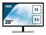 AOC U2879VF 28inch TFT 16:9 300cd/m2 80M:1 3840x2160 DVI HDMI DP TCO6 Gaming black silver