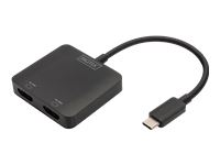DIGITUS USB-C - 2x HDMI MST Video Splitter DP 1.4 HDMI 2.0 4K/60Hz