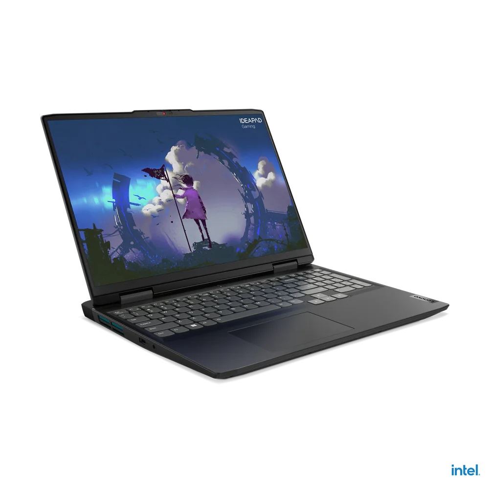 Lenovo IdeaPad 3 16IAH7 Onyx Grey, 16 ", IPS, WUXGA, 1920 x 1200, Anti-glare, Intel Core i5, i5-12500H, 16 GB, SO-DIMM DDR4-3200, SSD 512 GB, NVIDIA GeForce RTX 3050 Ti, GDDR6, 4 GB, Windows 11 Home,