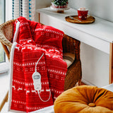 Camry | Electric Heating Throw-Blanket with Timer | CR 7441 | Number of heating levels 10 | Number of persons 1 | Remote control | 120 W | Red/White