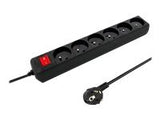 QOLTEC 50109 Surge protector Qoltec   6 power socket   2,5m