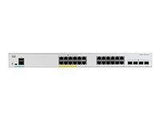 CISCO Catalyst 1000 24-Port Gigabit PoE+ PoE Budget 370W 4x1G SFP Uplinks LAN Base