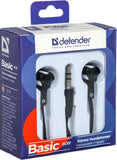 DEFENDER In-ear headphones Basic 609 black + white