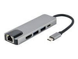 I/O ADAPTER USB-C TO HDMI/USB3/5IN1 A-CM-COMBO5-04 GEMBIRD
