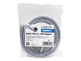 LOGILINK KAB0071 Cable sleeve with zipper Polyester Ã 30 mm grey 1m