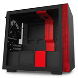 NZXT PC case H210 Mini-ITX Tower black-red