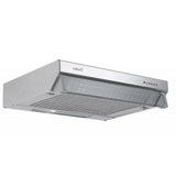 CATA Hood F-2060 X/L Conventional, Energy efficiency class C, Width 60 cm, 195 m³/h, Mechanical control, LED E-14, Inox
