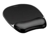 FELLOWES - Tapis de souris - Repose-poignets Gel Crystal  Noir