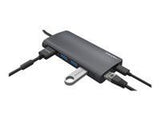 NATEC Multiport Fowler 2 USB-C PD dock 3X USB 3.0 HDMI 4K RJ45 USB-C SD MICRO SD