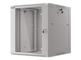 LANBERG 19inch wall-mounted rack 12U/570x600 demounted fast assembling flat pack grey