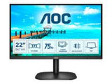 AOC 22B2DA 21.5inch VA FHD 1920x1080 16:9 200nits 75Hz 3000:1 4ms HDMI1.4 VGA DVI Black
