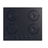 Candy Hob CVW6BB Gas on glass Number of burners/cooking zones 4 Knobs Black