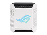 Asus Wifi 6 802.11ax Tri-band Gigabit Gaming Mesh Router GT6 ROG Rapture (1-Pack) 802.11ax, 10/100/1000 Mbit/s, Ethernet LAN (RJ-45) ports 3, Antenna type Internal, White