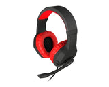 Genesis  Gaming Headset Argon 200, 2 x 3 pin 3,5 mm stereo mini-jack, NSG-0900, Red, Wired, Built-in microphone