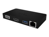 ICYBOX IB-DK4023-CPD IcyBox Docking Station with integrated cable USB Type-C, HDMI, VGA, Black