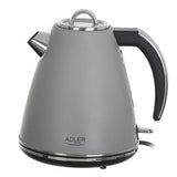 Adler Kettle AD 1343g Electric, 2200 W, 1.5 L, Stainless steel, 360Â° rotational base, Grey