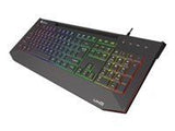 NATEC Genesis gaming keyboard Lith 400 RGB US layout backlight X-Scissor slim