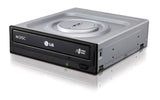 H.L Data Storage DVD-Writer HH Retail type GH24NSD6 Internal, Interface SATA, DVDï¿½R/RW, CD read speed 48 x, CD write speed 48 x, Black, Desktop