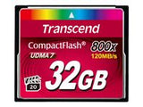 TRANSCEND Premium CompactFlash 32GB Card R120MB/s VGP 20 MLC