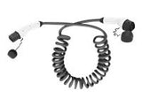 DIGITUS EV charging - Three Phase 400V 16 A 7.5m Type 2 to Type 2 Spiral charger cable