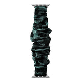 LAUT POP LOOP, Watch Strap for Apple Watch, 38/40mm, Adjustable Size 133-200 mm, Leopard Green, Polyester Fabric and Elastic, Stainless Steel Connectors, Zinc Alloy Size Adjuster