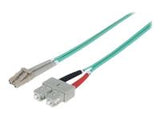 INTELLINET optic cable LC-SC duplex 3m 50/125 OM3 multimode 2mm Jacket