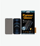 PanzerGlass Apple, iPhone 12 Pro Max, Glass, Black, Privacy glass, Antimicrobial