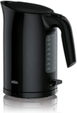 Braun Kettle WK3100BK PurEase Standard, 2200 W, 1.7 L, Plastic, 360Â° rotational base, Black