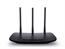 TP-LINK 450Mbit/s WLAN N Router. QCOM. 2.4GHz. 802.11b/g/n. 1 10/100M WAN + 4 10/100M LAN. 3 feste Antennen