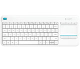 LOGITECH K400 Plus Wireless Touch Keyboard white - INTNL (US)